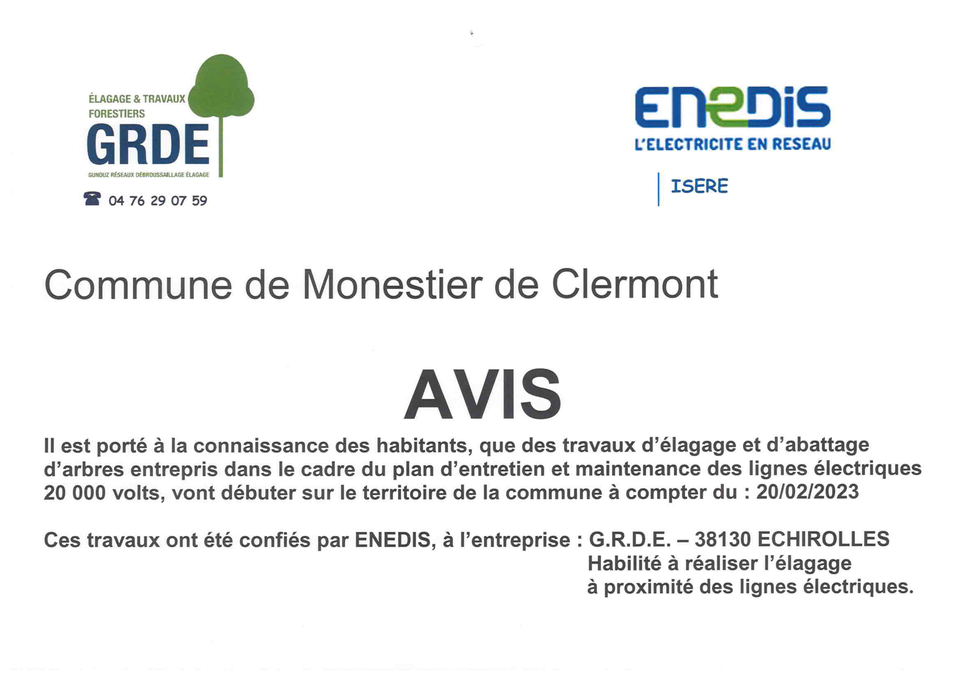 AVIS ENEDIS