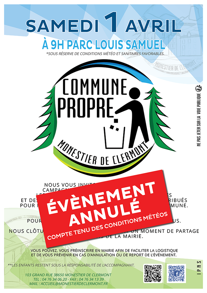 Commune propre 1 avril 2023