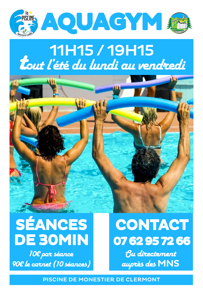 Affiche aquagym s24