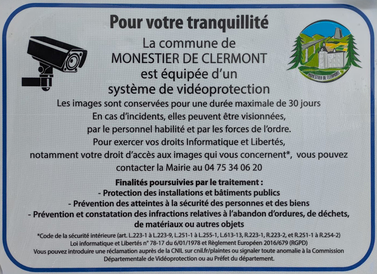 Système de vidéoprotection pour votre tranquillité