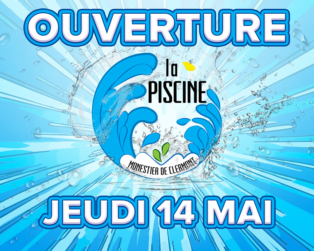 ☀️ OUVERTURE DE LA PISCINE MUNICIPALE ☀️