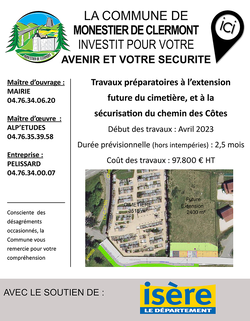 ICI la Commune investit CIMETIERE 70x90 A3